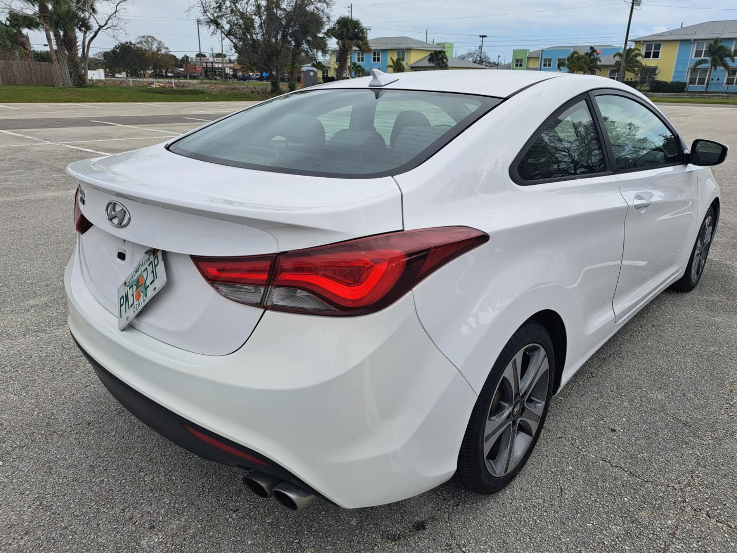 2014 White /BLACK Hyundai Elantra (KMHDH6AH3EU) , AUTOMATIC transmission, located at 1181 Aurora Rd, Melbourne, FL, 32935, (321) 241-1100, 28.132914, -80.639175 - Photo#1